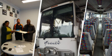 L’Honorable LUC MULIMBALIMBA a Doté à L’Université Communautaire D’Uvira (U.C.U) d’un Autobus