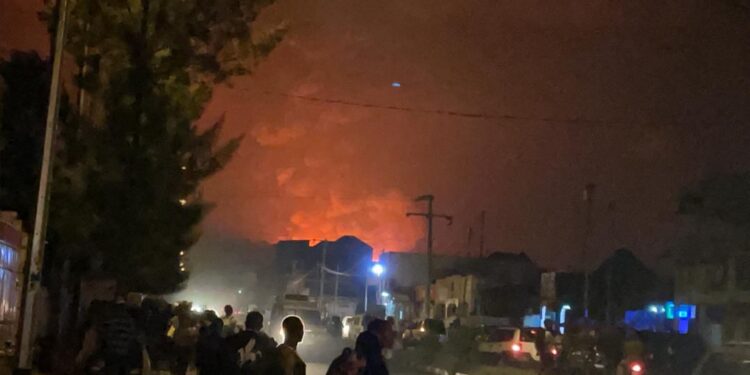 Goma : Confirmation de l’éruption du volcan Nyiragongo, la population invitée au calme