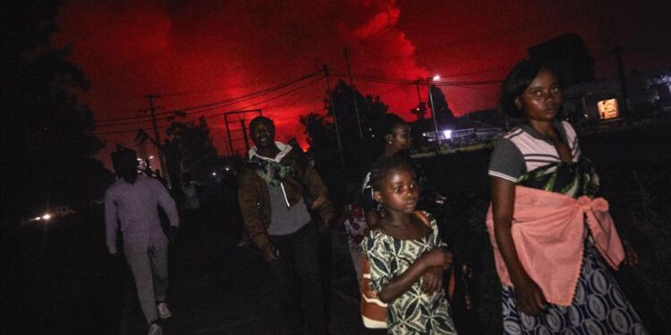 Éruption volcanique : La MHCD de l’honorable Luc Mulimbalimba compatit avec la population de Goma