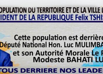 Sud-Kivu : Un meeting de prière pour la RDC et de soutien à l’honorable Luc Mulimbalimba annoncé ce samedi 22 Mai à Uvira