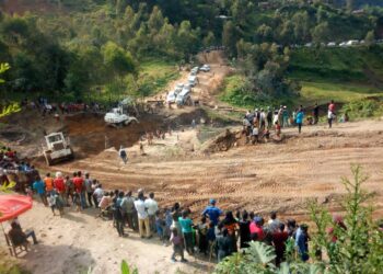 Kalehe : Début des travaux de dépannage de la RN2 à l’endroit dit chez les Français à Nyabibwe