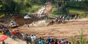 Kalehe : Début des travaux de dépannage de la RN2 à l’endroit dit chez les Français à Nyabibwe