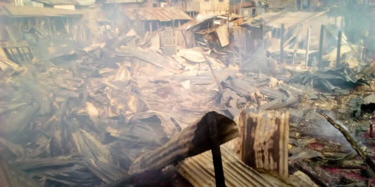 Bukavu : Un incendie fait état de 20 maisons consumées à Irambo (société civile)