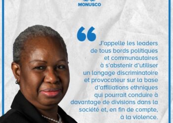 RDC : Bintou Keita encourage le parlement à adopter la proposition de loi contre le tribalisme, le racisme et la xénophobie