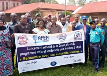 Sud-Kivu : Le consortium AFEM, KJN, SOS IJM et FPM en guerre contre les violences domestiques à Idjwi