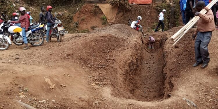 Bukavu : Barricade de la route allant à la frontière Ruzizi 2 pour exiger l’achèvement des travaux