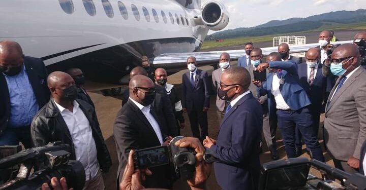 RDC : Le Premier Ministre Sama Lukonde au Sud-Kivu pour compatir avec les déplacés de Goma