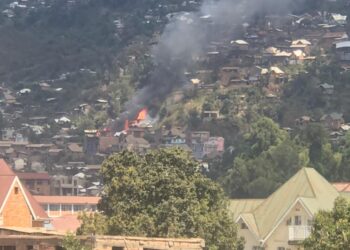 Urgent-Bukavu : Un nouvel incendie en cours sur avenue Murundu dans la commune de Kadutu