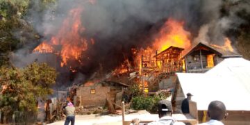 Bukavu : Une dizaine de maisons parties en fumée dans un incendie sur avenue Murundu à Kasali (bilan provisoire)