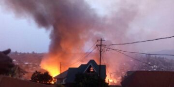 Bukavu : Une dizaine de maisons parties en fumée dans un nouvel incendie enregistré à Nyalukemba