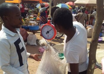 Le comite de gestion du marché de Kamanyola achète des pèses pour les vendeurs des produits agricoles en guise de contribution locale au développement du Système d’Information sur le Marché (SIM)