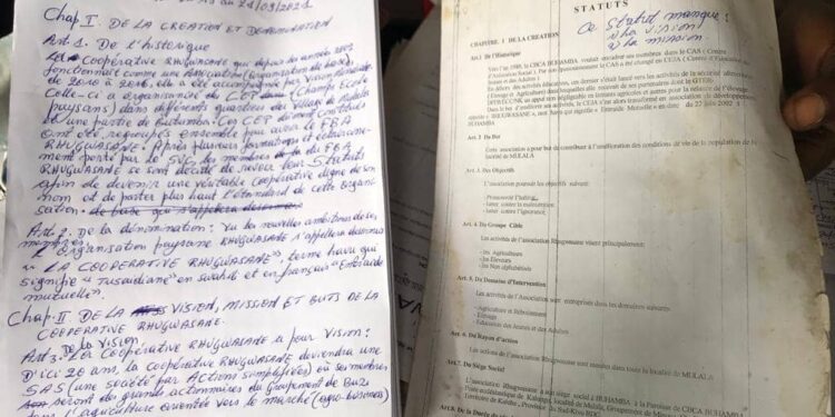 Sud-Kivu : L’O.P Rhugwasane s’assigne pour vision de devenir une « Société par Actions Simplifiées » avec comme cheval de batail l’agriculture orientée vers le marché