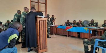 Sud-Kivu : Le procès en appel contre le Major Katembo Jean Pierre l’assassin de Me Rodrigue Haramba Mutabesha passe aujourd’hui mardi le 07 juin 2022 devant la haute cour militaire de Kinshasa siégeant en foraine dans la salle d’audience de la cour militaire du sud-Kivu à bukavu.