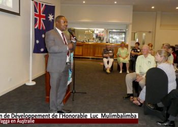 Australie : L’Honorable Luc Mulimbalimba participe à une conférence de développement en Australie.
