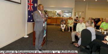Australie : L’Honorable Luc Mulimbalimba participe à une conférence de développement en Australie.