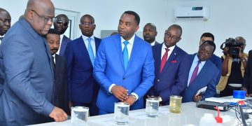 RDC : Félix Tshisekedi inaugure la station de traitement d’eau de Binza-Ozone pour desservir 1,5 million d’habitants