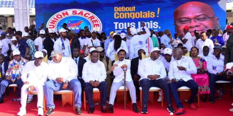 RDC : Sortie officielle de l’Union sacrée de la nation au Stade des Martyrs